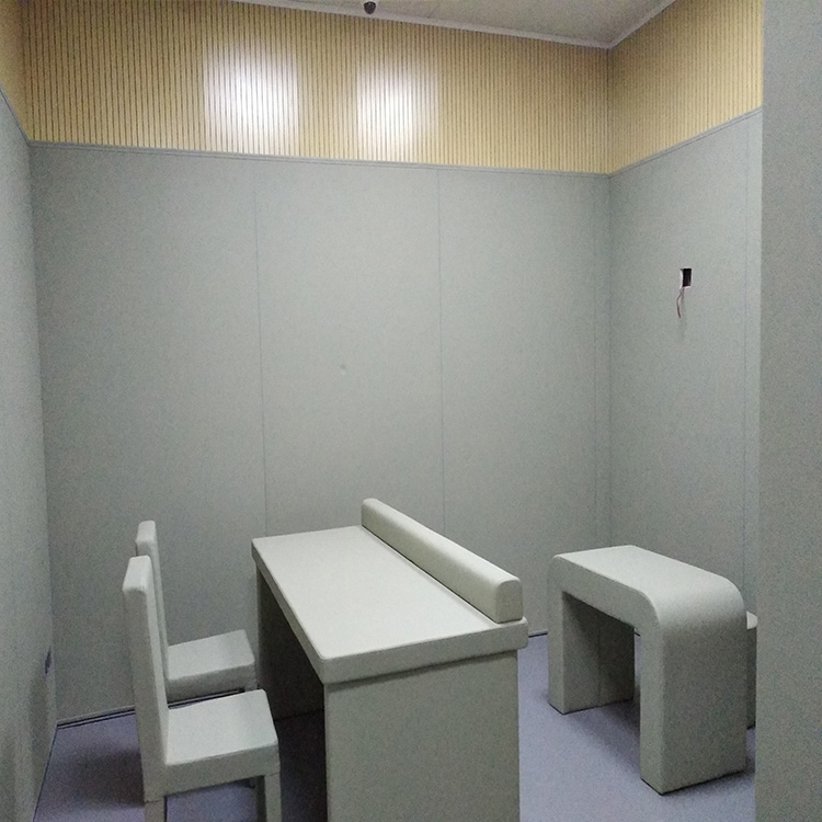 北海廉政留置中心談話(huà)室防撞軟包安全建設(shè)